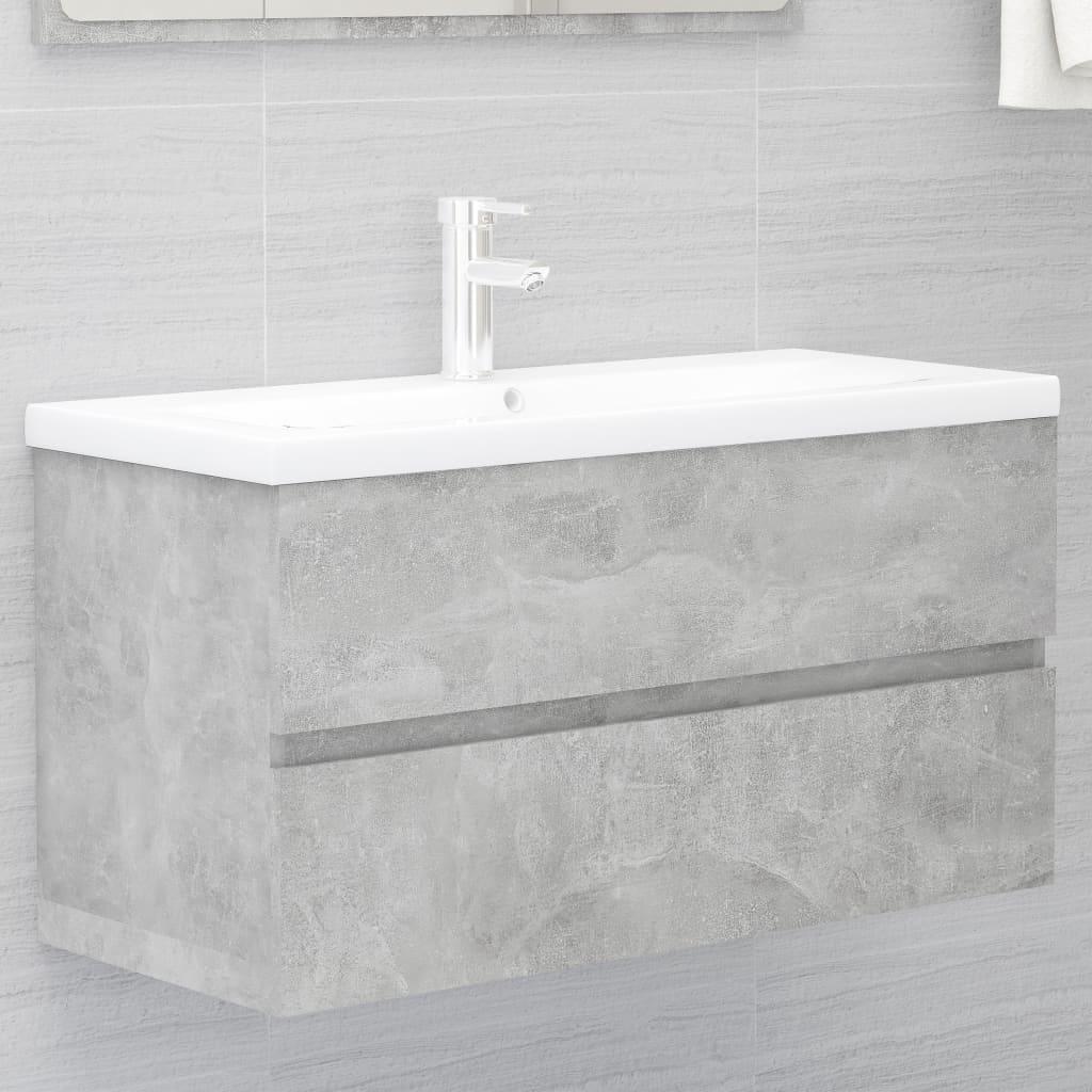 VidaXL, Waschbeckenunterschrank, Gonzalo (90 x 38.5 x 45 cm)