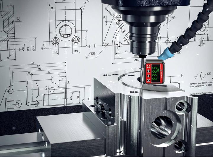 Actual product image Toolcraft Digital protractor