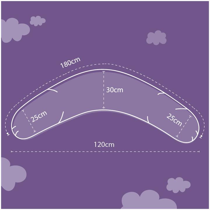 Immagine prodotto Träumeland Cuscino elastico per l'allattamento (180 cm)