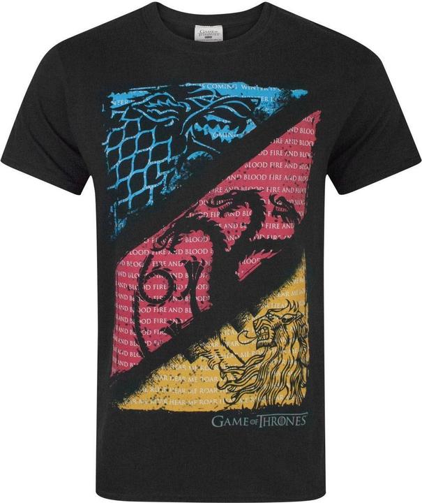 Produktbild Game of Thrones offizielles House Sigil Quotes TShirt (S)