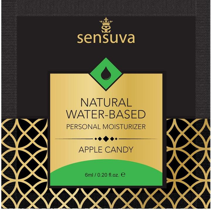 Productafbeelding Sensuva natural water-based personal lubricant apple candy 6 ml (6 ml)