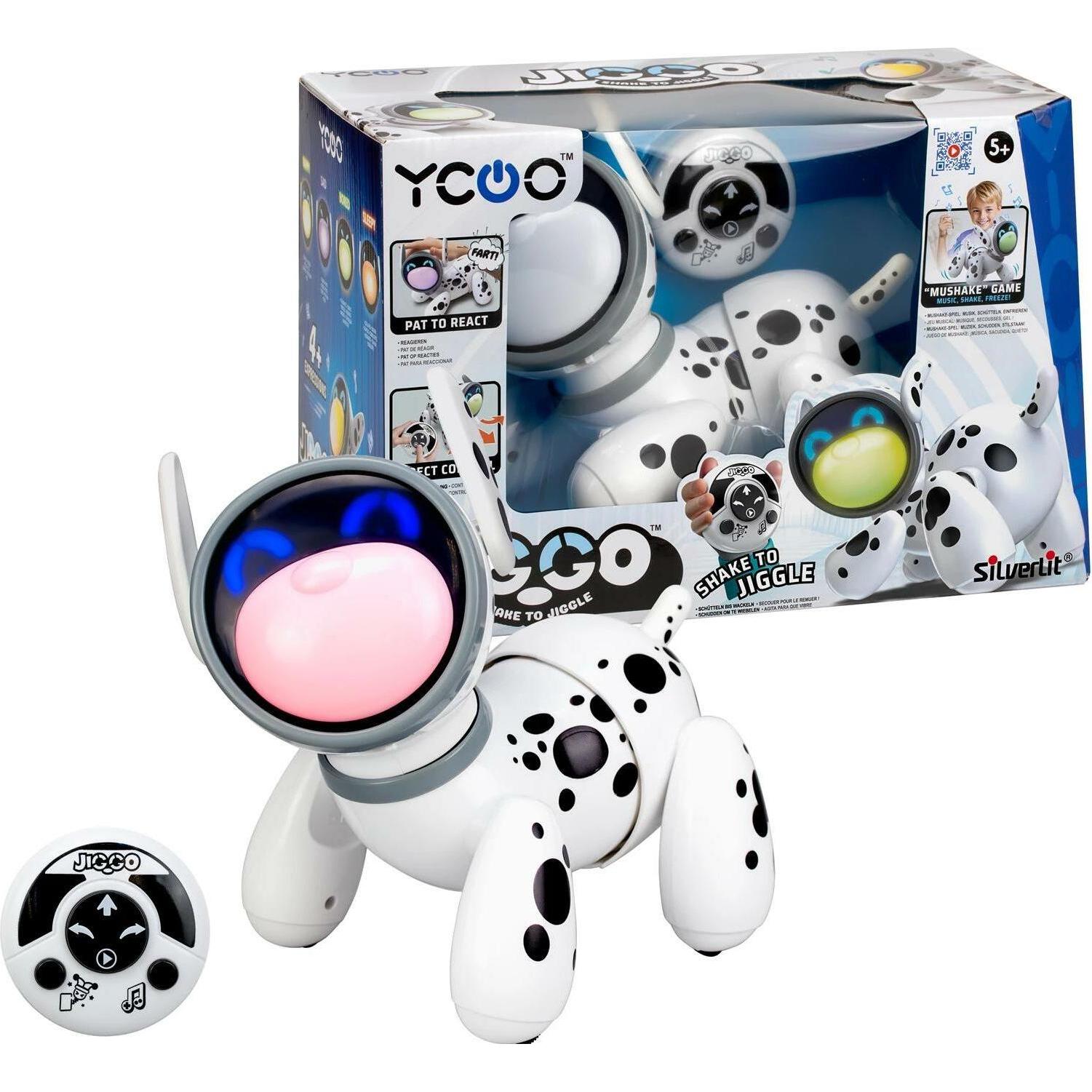 Silverlit YCOO 88497 Jiggo interaktiver RC Robot-Hund, mit Touch-Sensor