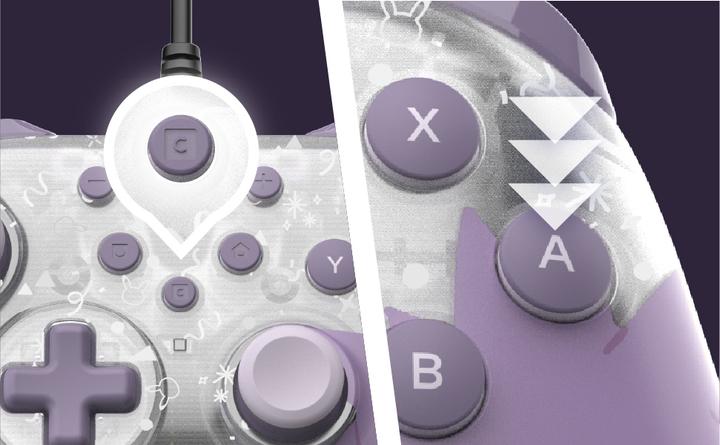 Produktbild HORI Horipad Turbo Gengar und Mimigma (Switch, Switch 2, Switch OLED)