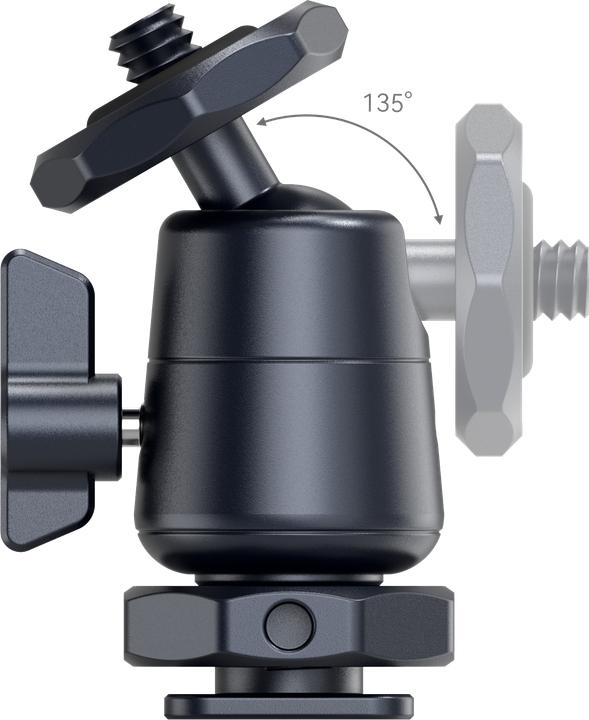 Actual product image SmallRig mini Ball-Head Mounting Support Kit with Removable Cold Shoe (Various video accessories)