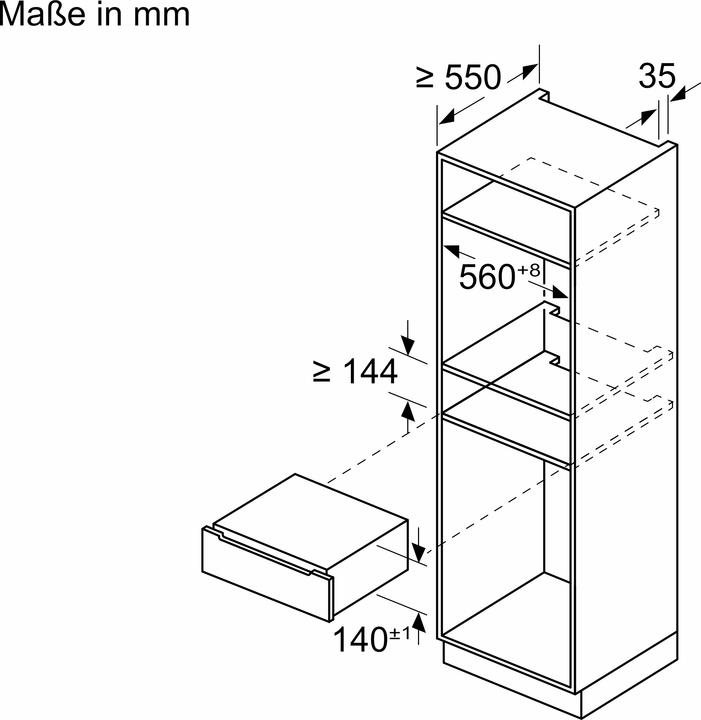 Immagine prodotto Bosch Hausgeräte Bosch Serie 8 BDC7111B0 Dampfgarerschublade Schwarz