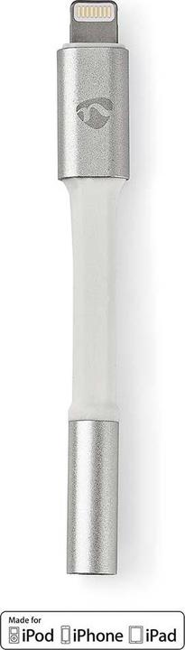 Actual product image Nedis Lightning – 3.5 mm Buchse (0.13 m, 3.5mm jack (AUX), Lightning)