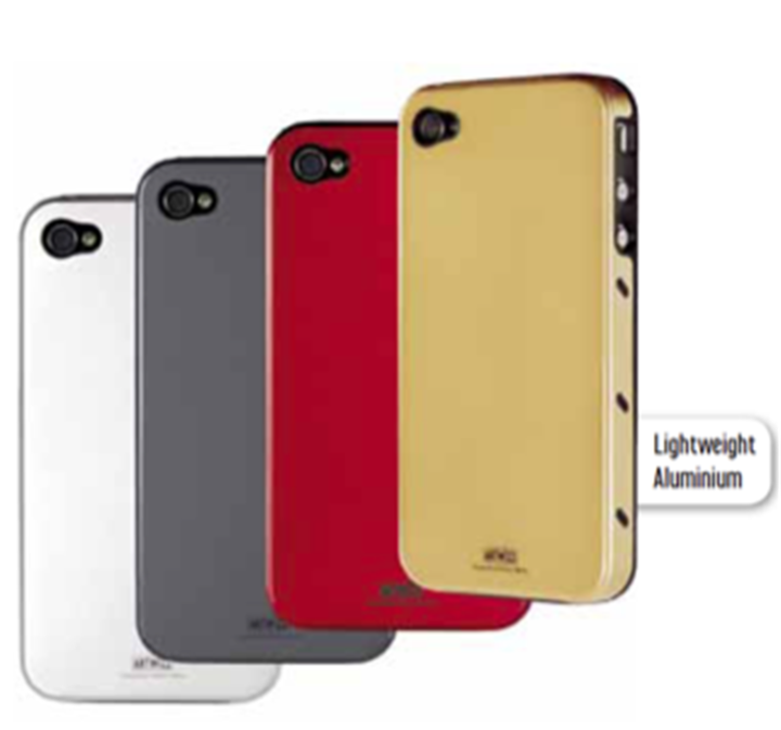 Produktbild Artwizz SeeJacket Alu für iPhone 4/4S Weinrot (Apple iPhone 4)