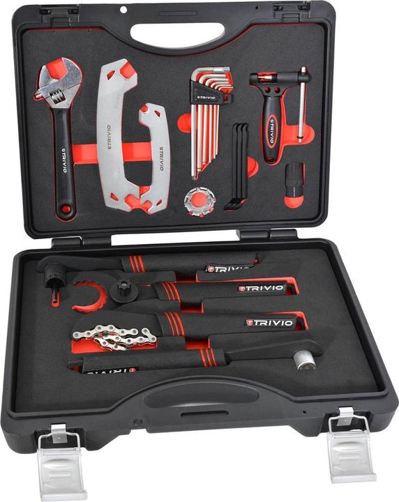 Immagine prodotto Trivio - Fahrradwerkzeugwerkzeugkasten Pro Toolbox 14 -Stück