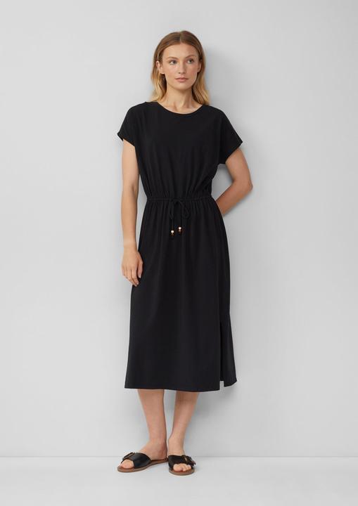 Produktbild S.Oliver Kleid Midikleid aus Baumwollstretch mit Taillenzug (36)