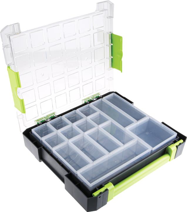 Produktbild RS PRO Plastic Storage Box with 16 inserts