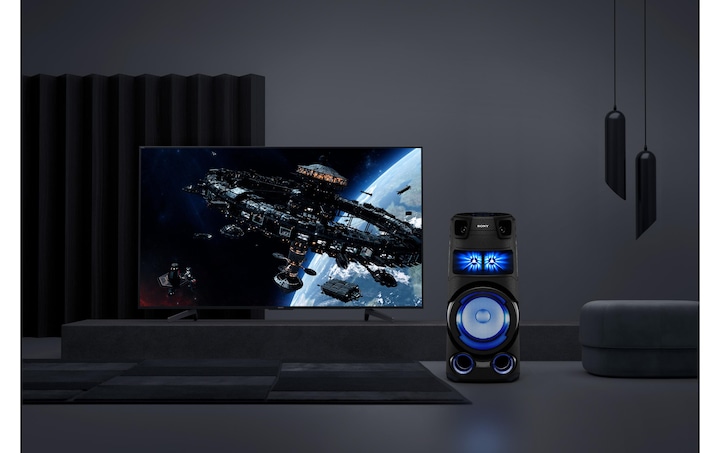 Actual product image Sony MHC-V73D (Electrical connection)