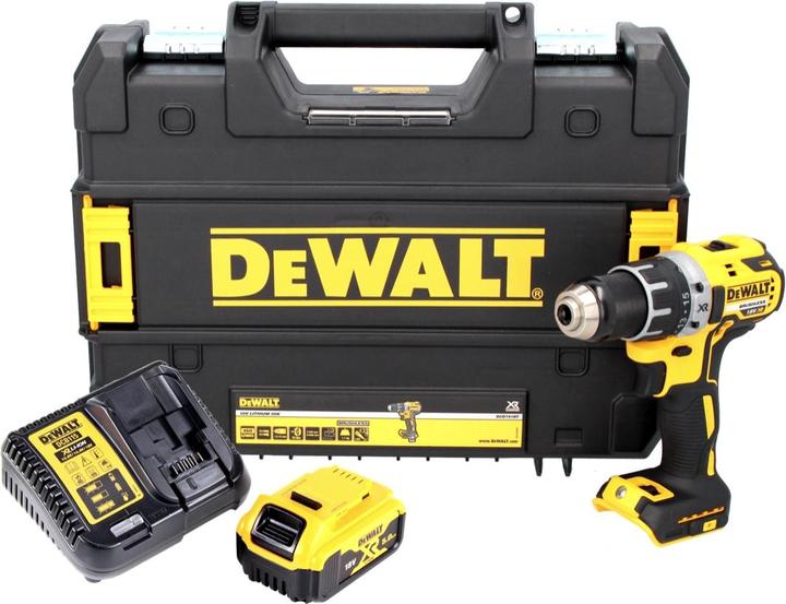 Actual product image DeWalt DCD 791 P1 18 V Brushless Cordless Drill Driver + TSTAK-Box + 1 x Battery DCB 184 5,0 Ah + DC