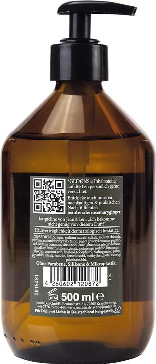 Actual product image Jean & Len Hand and body soap (500 ml)