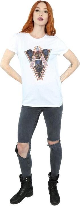 Produktbild Black Panther Tribal Heads Baumwolle Boyfriend TShirt (M)