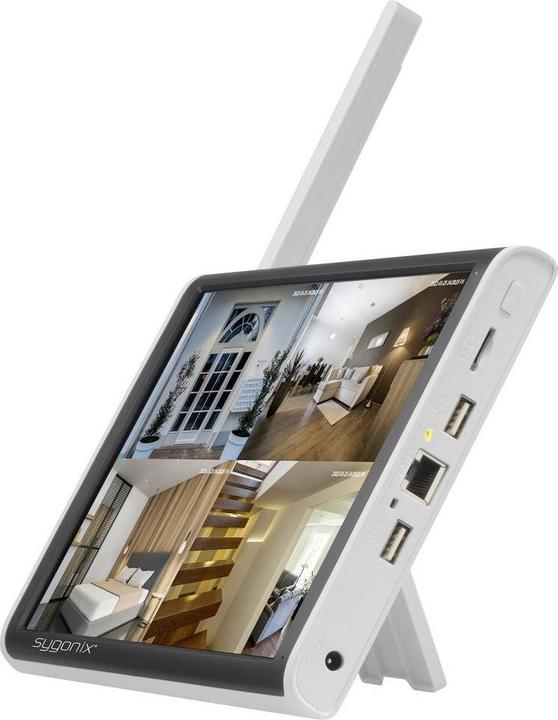 Produktbild Sygonix SY-6440258 Funk-Überwachungskamera-Set 4-Kanal mit 1 Kamera 2304 x 1296 (2304 x 1296 Pixels)