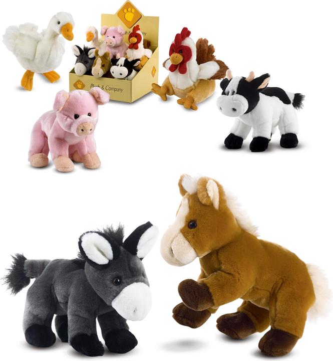 Plush & Company 05863 - I PICCOLI PLUSH 'FARM TRIBE' - H.21 CM.