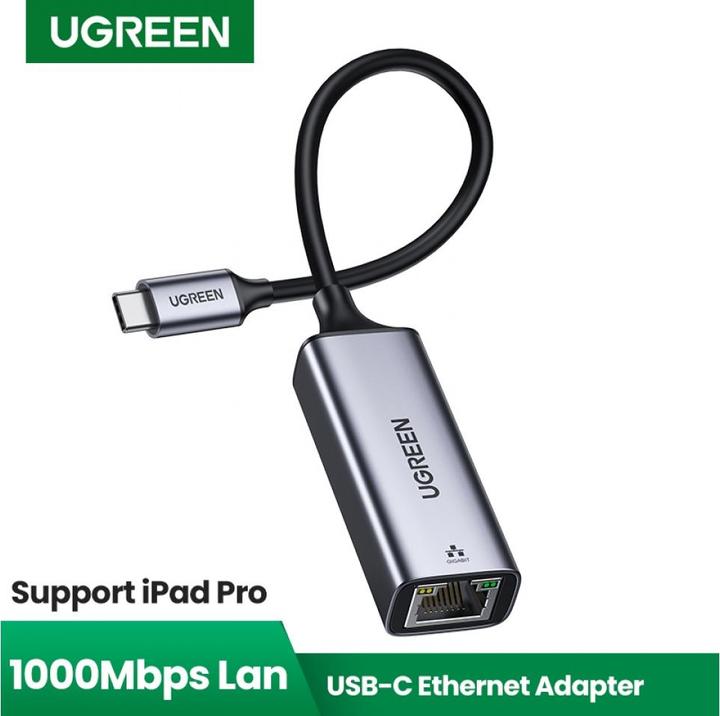 Actual product image Ugreen Gigabit Ethernet Adapter (USB-C 3.1 Gen 1, RJ45 (1x))