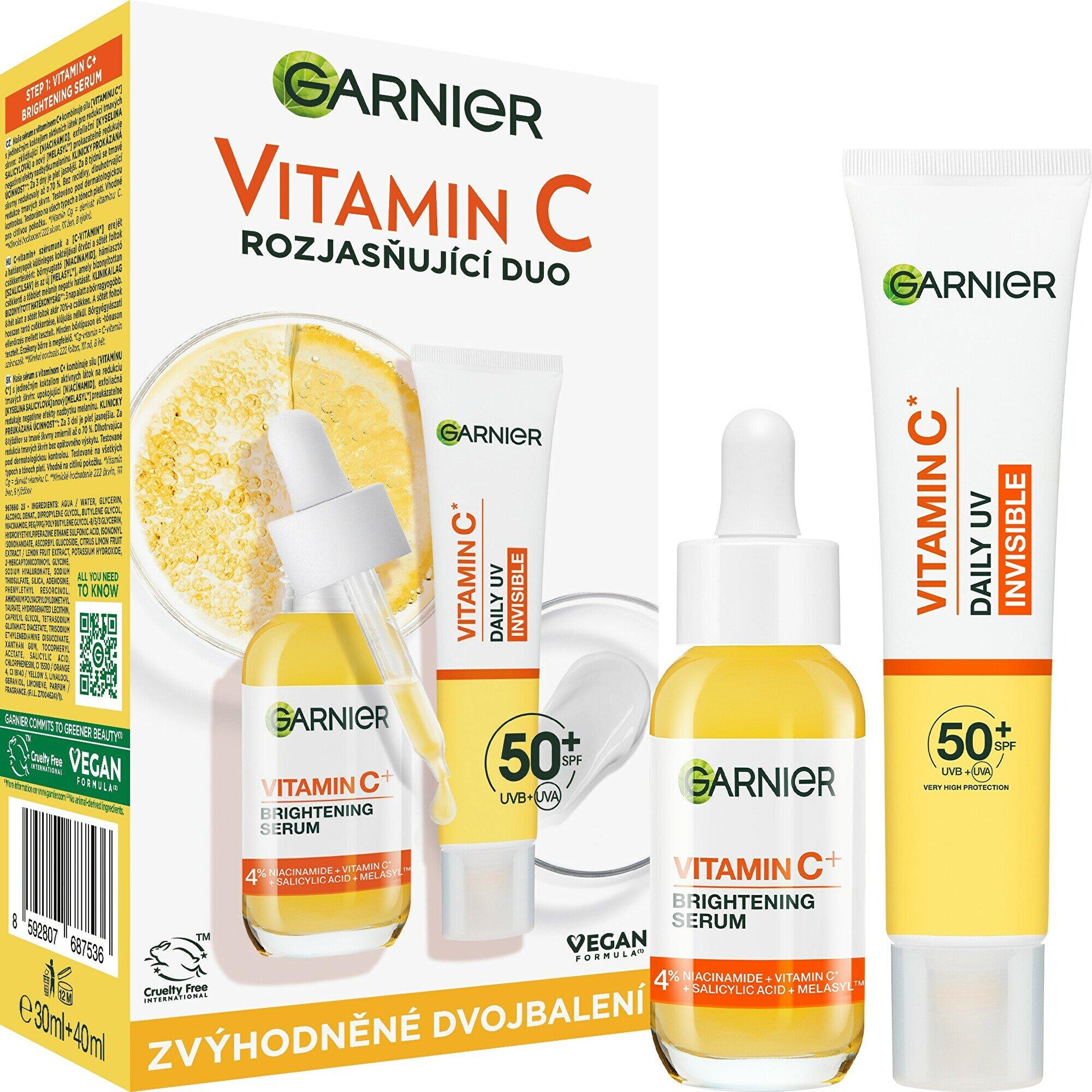 Garnier, Schoonheidsgeschenkset, Vitamin C Hautpflege-Geschenkset (Set voor gezichtsverzorging)