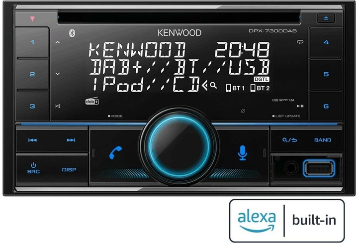 Productafbeelding Kenwood DPX-7300DAB (Android auto, Apple Carplay)