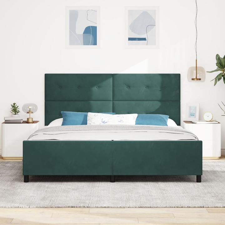 Actual product image vidaXL Modernes Bett (200 x 200 cm)