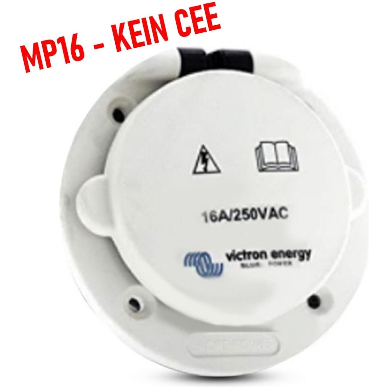 Victron Energy, Accessori per energia solare, Presa da incasso Victron 16A in poliammide barca camper yacht