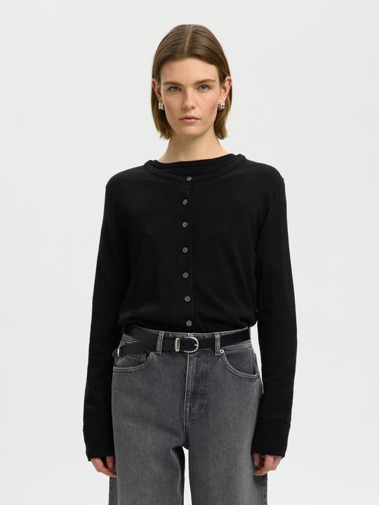 Produktbild Selected Slfthea Ls Knit Merino Cardigan Noos (M)