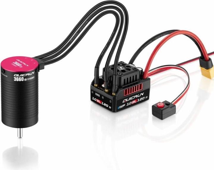 Produktbild Hobbywing Combo WP10BL120G2 mit 3660SL-3700KV-G2