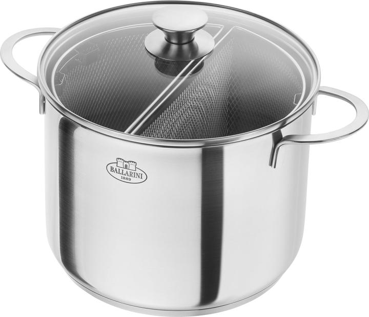 Produktbild Zwilling Ballarini Pastatopf mit 2 Einsätzen, 24 cm (24 cm, Pfannenset + Topfset, Edelstahl)