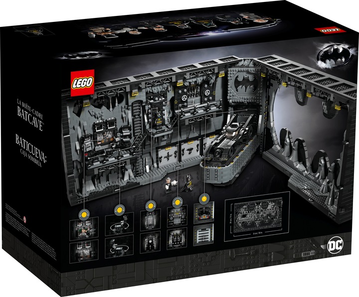 Produktbild LEGO Bathöhle Schaukasten (76252, LEGO DC, LEGO Seltene Sets)