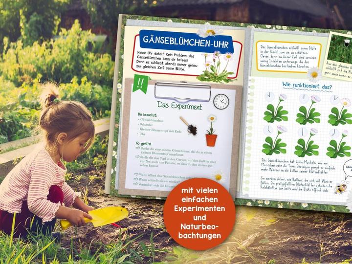 Actual product image Naturforscher-Kids – Mein erstes Naturforscher-Buch (German, Eva Eich, Natasa Kaiser, 2024)