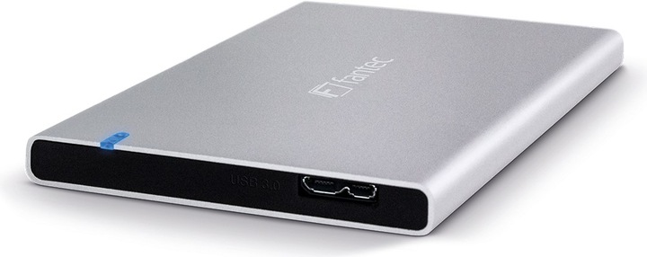 Fantec ALU-7MMU3 External 6.35cm 2.5inch SATA III HDD Enclosure with 7mm Height USB 3.0 UASP sandblasted... (2.5")