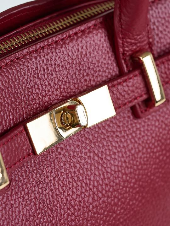 Actual product image Pierre Cardin Damenhandtasche Made In Italy - Modell Eirian Nova - 100% Leder - 27.0 X 20.5 X 10.0 Cm