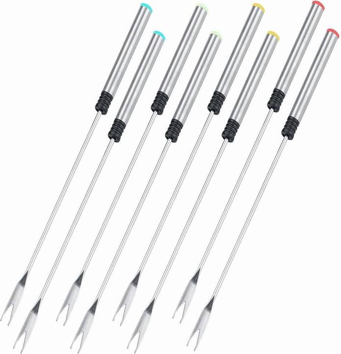 Actual product image Silva PK-F 140 Fondue-Set inox-schwarz, 8 Gabeln, 1500 Watt 426037