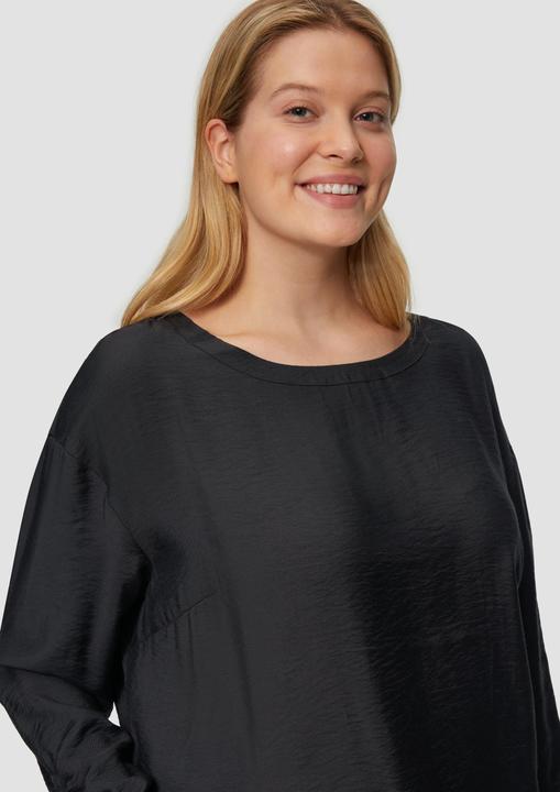 Image du produit S.Oliver Bluse Viskose-Bluse mit elastischem Saum (44)