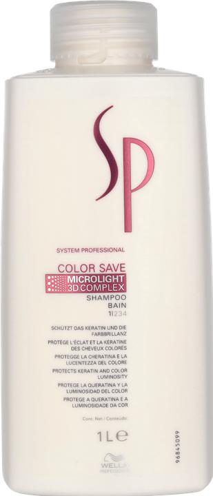 Produktbild Wella System Professionals Color Save Shampoo-1000ml (Flüssiges Shampoo, 1000 ml)
