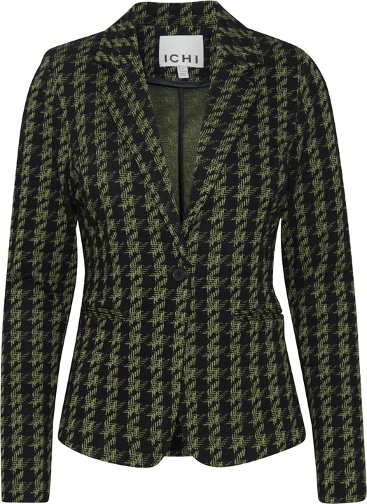 Parrot Green Houndstooth