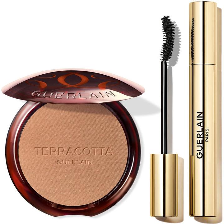 Guerlain Terracotta X Noir G Kit Bronzer n.03 Moyen Doré Mascara Noir G N.01 (Hair care set)