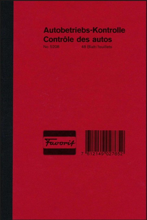 Image du produit Favorit Contrôle de l'exploitation des voitures (48 x)