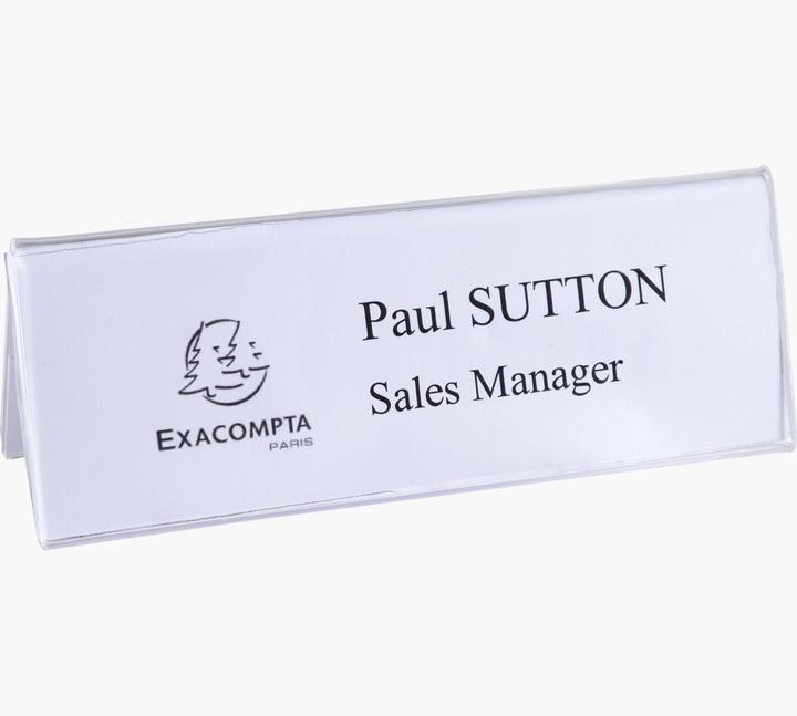 Produktbild Exacompta Tischnamenschilder