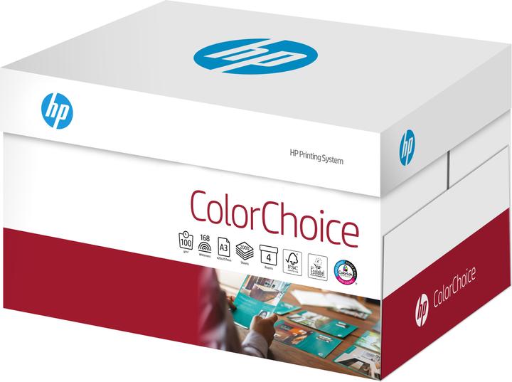 Produktbild HP Kopierpapier ColorChoice, DIN A3 o. DIN A4, Grammatur 90 – 120 g/m², ab 250 Blatt (100 g/m², 2000 x, A4)