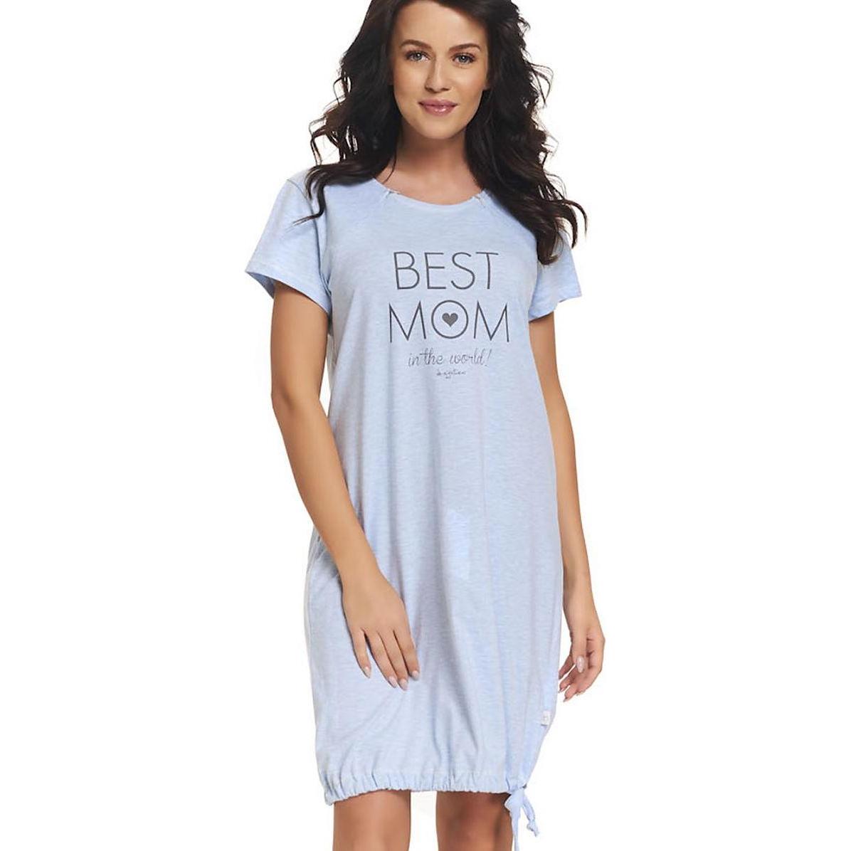 Doctor Nap, Damen, Pyjama, Nachthemd, Blau, (S)