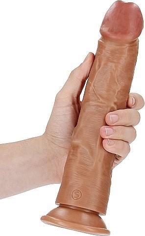 Produktbild RealRock Curved Realistic Dildo with Suction Cup - 10"/ 25,5 cm