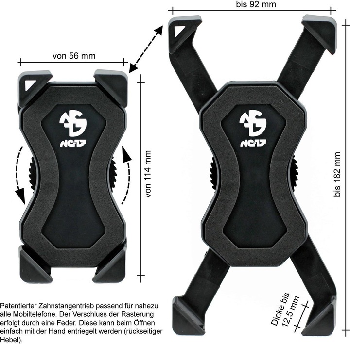 Produktbild Nc-17 3D Universal Halter
