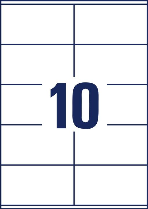 Actual product image Avery Universal labels