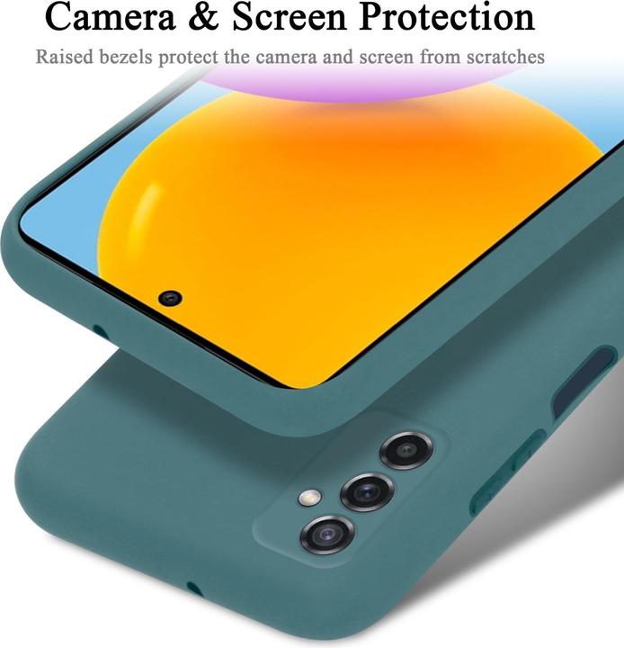 Actual product image Cadorabo TPU Liquid Silicone Case Cover for Samsung Galaxy M52 5G (Samsung Galaxy M52 5G)