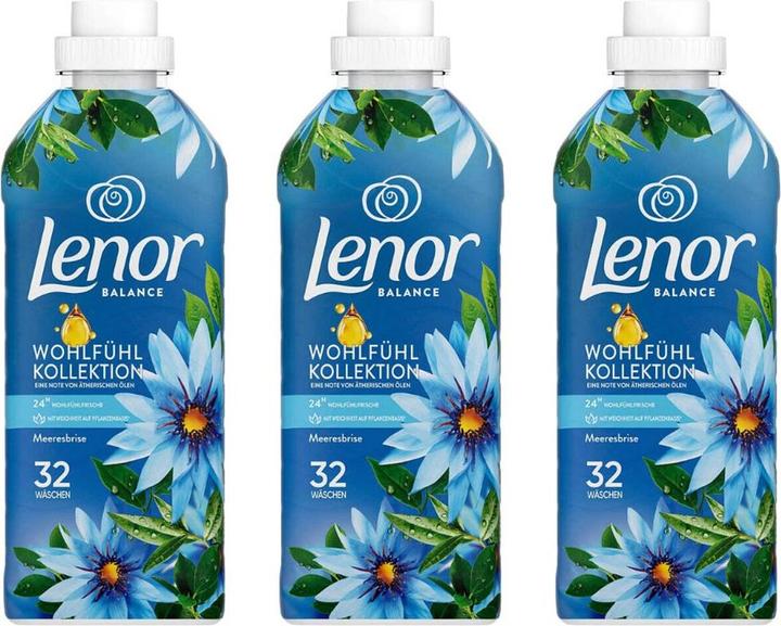Lenor Bottiglia di brezza marina (114 Cicli di lavaggio, Detergente liquido)