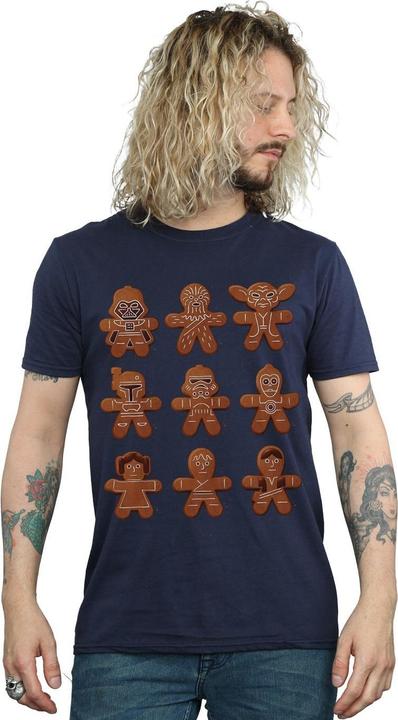 Immagine prodotto Star Wars Christmas Gingerbread Maglietta Uomo (4XL)