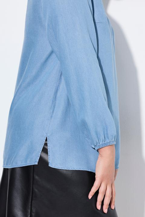 Produktbild Miamoda Bluse, A-Linie, Lyocell, Langarm (48)