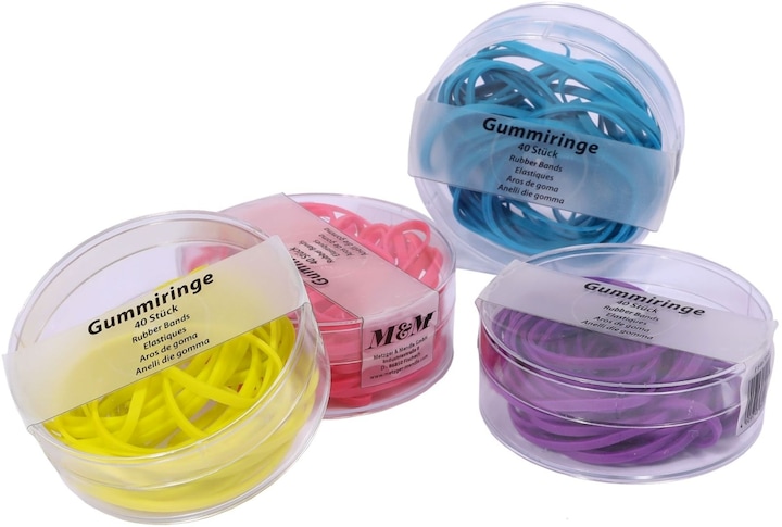 Actual product image Metzger&Mendle Rubber bands assorted, tin (1 pcs.)