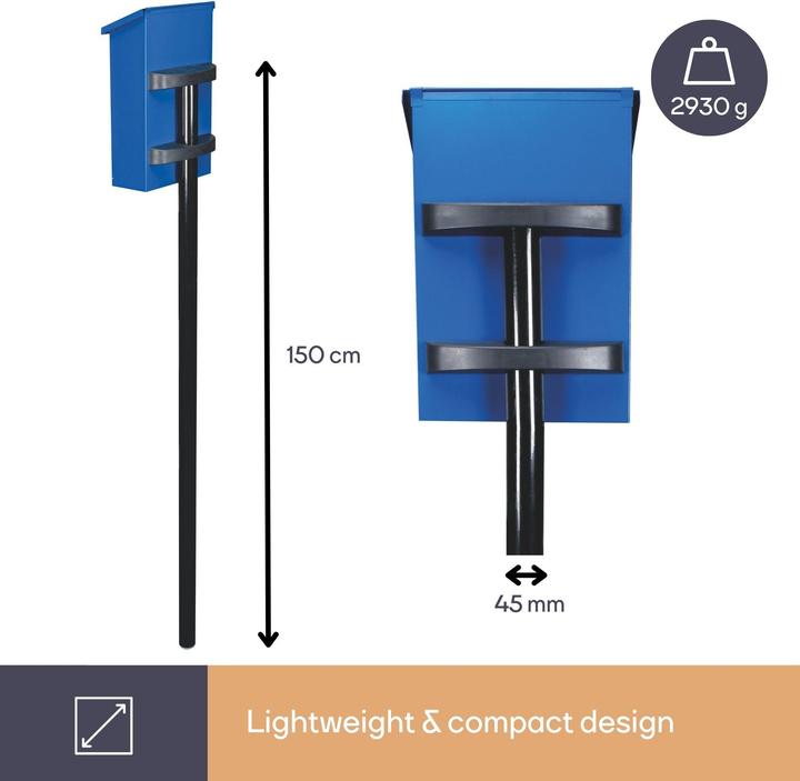 Produktbild Velleman Briefkastenständer - Schwarz